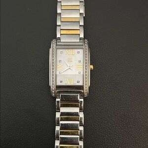 ESQ Kingston Movado Elegant Silver and Gold Women's Watch